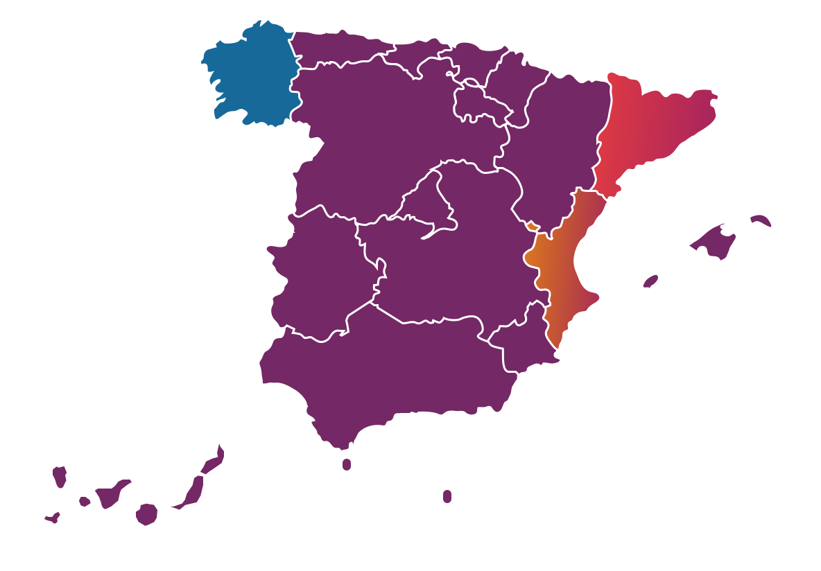 Las otras tres marcas de Podemos en 2016: En Comú Podem, És el Moment y En Marea